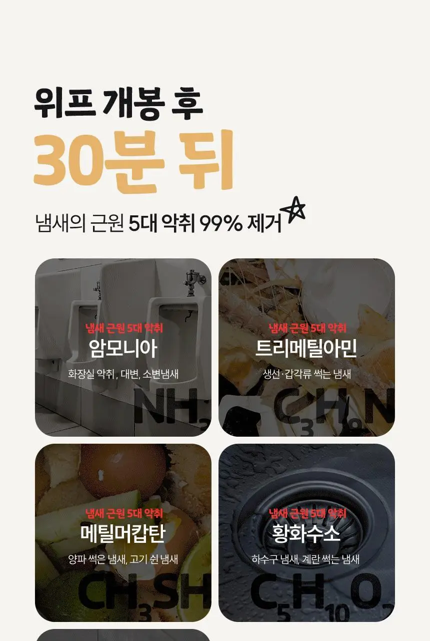 [1위 탈취제] 위프 고체형 탈취제 7종 골라담기 (화이트/블랙/베이지/핑크/퍼플) 상세페이지 33